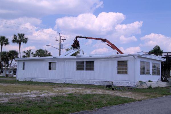 Mobile Home Demolition in Crown Point