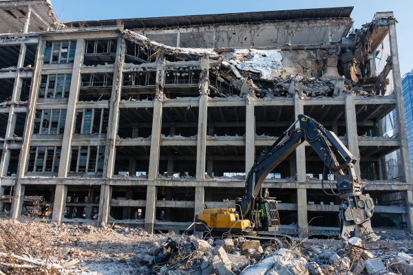 Commercial Building Demolition in Crown Point