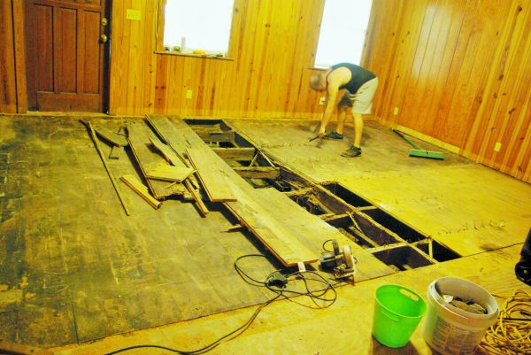 Subfloor Demolition in Crown Point