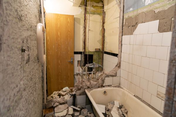 Shower Tile Demolition in Crown Point